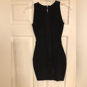 Black cocktail dress